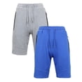thumbnail image 1 of Men's lounge Tech Jogger Shorts with Zipper Side Pockets (2-Pack), 1 of 2