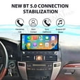 thumbnail image 6 of SNATEEN 12.3" Android 13 Car Stereo for Toyota Prado 2003-2010 Replacement DSP Radio with Wireless CarPlay/Android Auto,GPS Navigation,Fast Boot HD Multimedia Player, 6 of 14