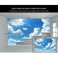 thumbnail image 5 of Blue Sky White Cloud Wall Mural - Natural Scenery Murals, Modern Large Wall Murals For Living Room, Sky Clouds Mural 118"W x 83"H (Not Peel and Stick), 5 of 6