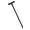 Black Anchor Pin, variant on Stick It Anchor Pin for shallow water- 8' White Anchor Pin Only
