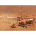 thumbnail image 2 of William Henry Holmes 18x14 Gold Ornate Wood Frame and Double Matted Museum Art Print Titled - Capri (1880), 2 of 4