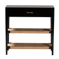 thumbnail image 3 of Baxton Studio Freya Modern Bohemian Black Finished Bayur Wood 1-Drawer Console Table, 3 of 10