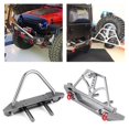 thumbnail image 2 of Zerodis Car Bumper, Bumper, Titanium For Axial SCX10 SCX10 II For Jeep Wrangler, 2 of 8