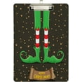 thumbnail image 2 of FMSHPON Christmas Elf's LegsShoes Clipboard Hardboard Wood Nursing Clip Board and Pull for Standard A4 Letter 13x9 inches, 2 of 7