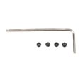 thumbnail image 2 of RC Drive Shaft Steel Metal Mid Drive Shaft RC Car Accessories for Axial 1/24 for SCX24 Climbing Car 45‑60mm Titanium Color, 2 of 4