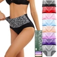 thumbnail image 1 of Ropa interior para mujer MEIDAYAI Tummy Control, cintura alta, algodón, 1 of 5