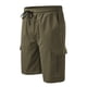 thumbnail image 2 of pstuiky Pantalones cortos para hombre, Pantalones cortos casuales hasta la rodilla con múltiples bolsillos y bolsillos para hombre Pantalones cortos de baloncesto, 2 of 5