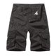 thumbnail image 3 of Pantalones cortos holgados informales de talla europea para hombre con múltiples bolsillos, 3 of 5