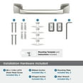 thumbnail image 4 of Amerock Revitalize Brushed Nickel 9 inch (229mm) Towel Bar, 4 of 6