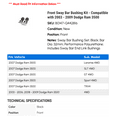 thumbnail image 2 of Front Sway Bar Bushing Kit - Compatible with 2003 - 2009 Dodge Ram 3500 2004 2005 2006 2007 2008, 2 of 2
