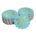 thumbnail image 1 of Inkdotpot Gold Foil Paper Hang Tags Thank You Celebrating The Bride To Be Bridal Shower Favor Tags 50 Pieces, 1 of 6