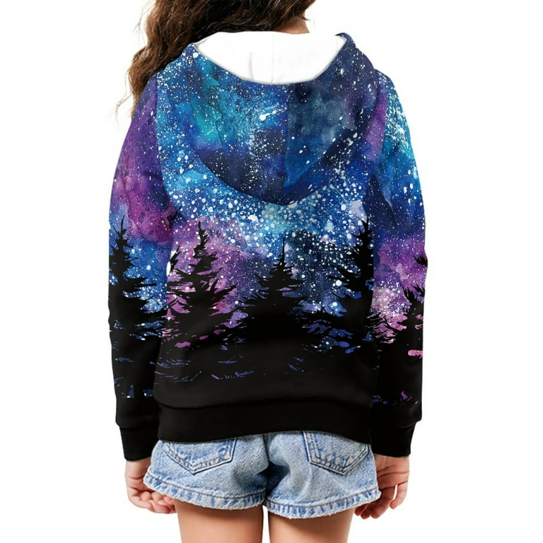 Galaxy Hoodies For Girls Galaxy Hoodie For Little Boy Girls Cool