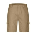 thumbnail image 5 of Men's Golf Shorts 12" Side Elastic Cargo Shorts Hybrid Dress Shorts Flat Front Lightweight Quick Dry Chino Casual with Pockets Big & Tall, 5 of 6