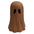 thumbnail image 2 of Halloween Paper Mache Ghost Tabletop Decoration, Paper Mache Ghost Tabletop Decoration, Brown, 11" Halloween Indoor Decor, 2 of 9