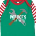 thumbnail image 4 of Inktastic Poppop Little Helper Boys Long Sleeve Baby Bodysuit, 4 of 5