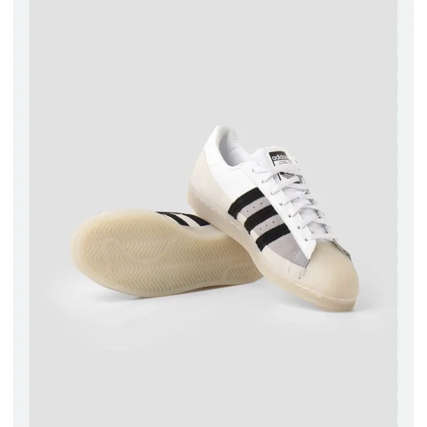 Adi - das Superstar Originals Unisex FTWR White Blk Suede Sneakers FX5565 4.5 / 6.5