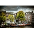 thumbnail image 2 of Berzel, Erin 18x13 White Modern Wood Framed Museum Art Print Titled - Amstel and Kerkstraat, 2 of 4