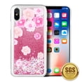 thumbnail image 2 of Shimmering Waterfall Protective Skin Case for Apple iPhone X with Tempered Glass Screen Protector (Exact Fit), 2 of 5