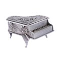 thumbnail image 4 of unbranded 1Ud Caja Para Joyas De Aleación Con Piano Color Plata Para Almacenamiento, 4 of 6