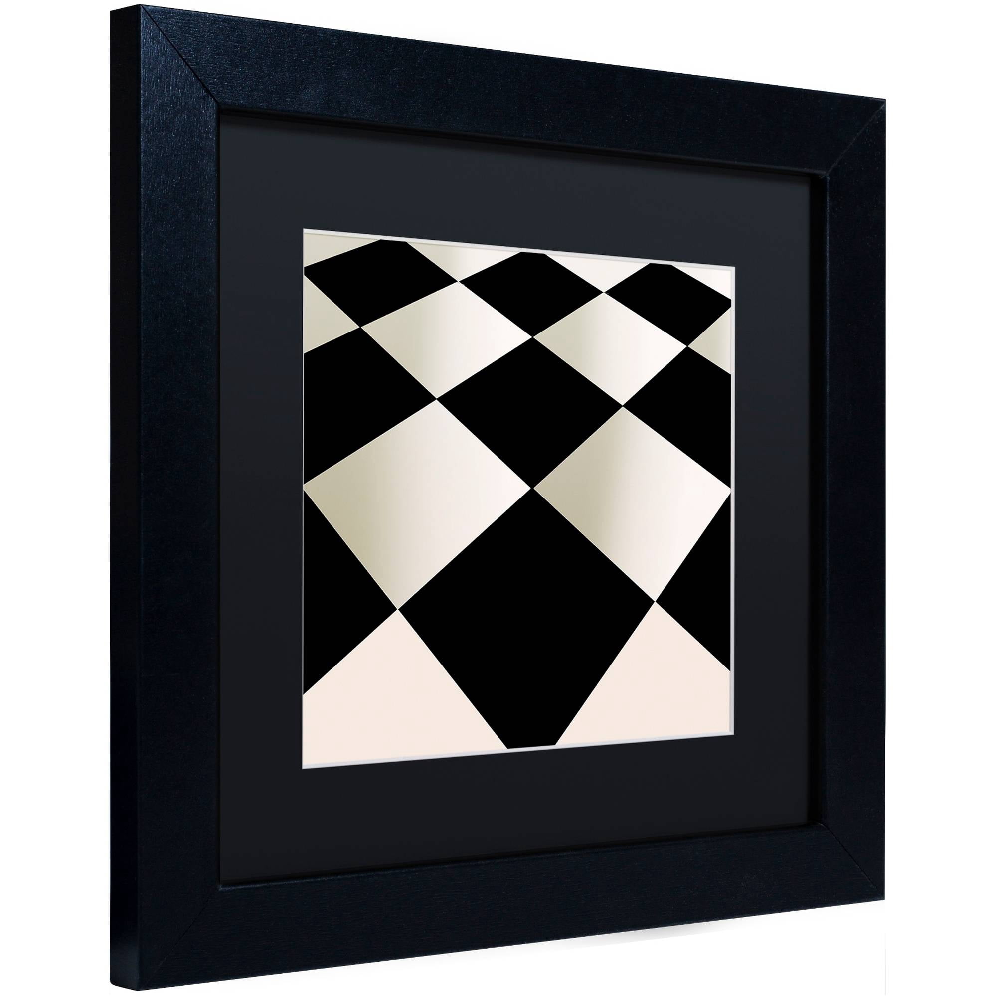 Trademark Fine Art "Fifties Patterns V" Canvas Art by Color Bakery Black Matte, Black Frame