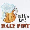 thumbnail image 2 of CafePress - Dadhalfpint Body Suit - Baby Light Bodysuit, Size Newborn - 24 Months, 2 of 4
