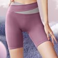 thumbnail image 4 of biudgviw Biker Shorts for Women V Cross Butt Lifting Athletic Yoga Shorts High Waisted Workout Running Shorts, 4 of 5