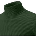 thumbnail image 6 of Frnrwgo Mens Sweater Turtleneck Ribbed Knit Oversized Long Sleeve Casual Winter Top, 6 of 6