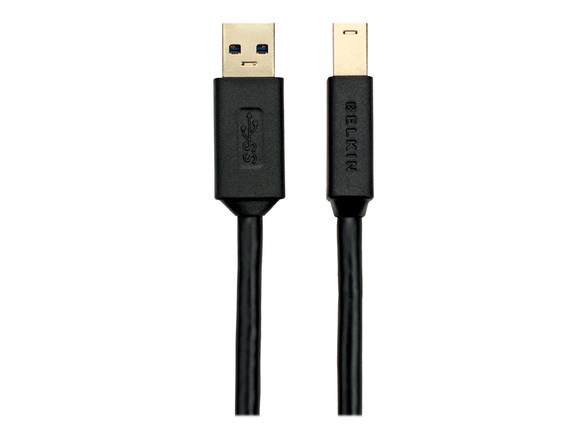 Belkin, BLKF3U159B10, SuperSpeed USB 3.0 Cable, 1 Each, Black - image 3 of 3