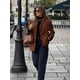 thumbnail image 1 of Chaqueta de traje con una hilera de botones y cuello de solapa versátil para mujer, abrigo informal de manga larga de Color sólido, Tops callejeros, otoño 2024, 1 of 5