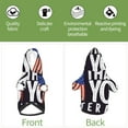 thumbnail image 6 of Fotbe Veterans Day2 Print Small Dog Sweater Hoodies Pet Grey Hooded Soft Fleece Sweatshirts with Pocket Fall Winter Puppy Cat Sweaters Warm Clothes-Medium, 6 of 7