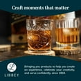 thumbnail image 5 of Libbey Hobstar Double Old Fashioned Glasses, Clear Cut Glass Drinking Glasses Set of 4, Durable, Vintage Whiskey Glasses for Cocktail, Drinks and More, 5 of 5