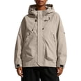 thumbnail image 3 of Thousandth Women's Outdoor Hooded Tech Jacket Casual Long Sleeve Windproof Waterproof Coat Multi Pocket Adjustable Drawstring Coat for Hiking Trekking Outdoor, 3 of 7