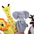 thumbnail image 4 of 5 marionetas de dedo familiares, muñecas de tela, juguetes educativos para niños A, 4 of 4