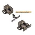 thumbnail image 4 of Uxcell 4 Set Pestillo de rodillo doble para puerta de armario, bronce, 4 of 6