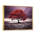 thumbnail image 2 of Designart Tree Gold framed wall art, Purple Tree Purple Autumn I , Trees Large framed wall art decor, Purple Traditional Gold framed wall art, 44x34 inches Gold Frame, 2 of 5