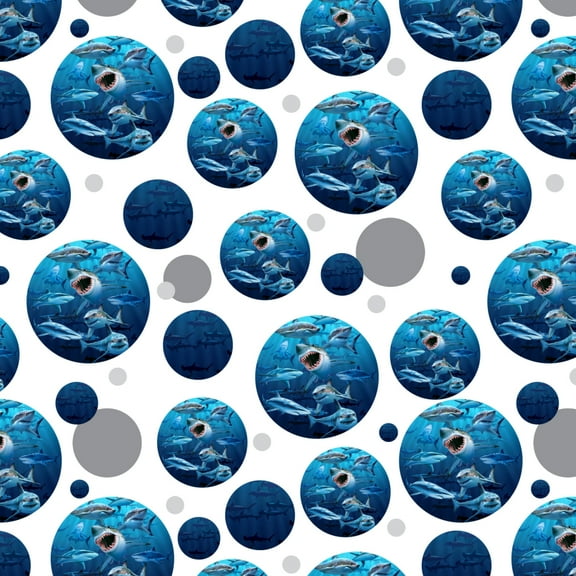 Shark Infested Waters Great White Premium Gift Wrap Wrapping Paper Roll