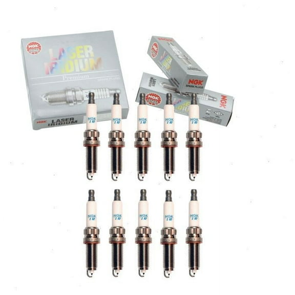 10 pc NGK 97506 Laser Iridium Spark Plugs for 12 12 0 039 664 12 12 0 040 573 12 12 7 622 445 8165 Ignition Wire Secondary