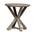 thumbnail image 1 of Parkland Falls Light Brown Round End Table, 1 of 6