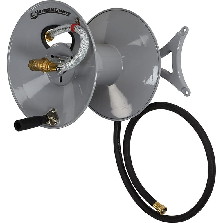 STRONGWAY WALL-MOUNT HOSE Reel with 6ft. Lead-In Hose - Holds 5/8in. x  150ft. $159.99 - PicClick