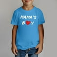 thumbnail image 3 of MEZZALL MAMA'S BOY Toddler Boy Shirt Baby Tee Cozy Dailywear, Blue, 4-5 Years, 3 of 4