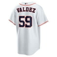 thumbnail image 3 of Men's Nike Framber Valdez White Houston Astros Home Replica Jersey, 3 of 3