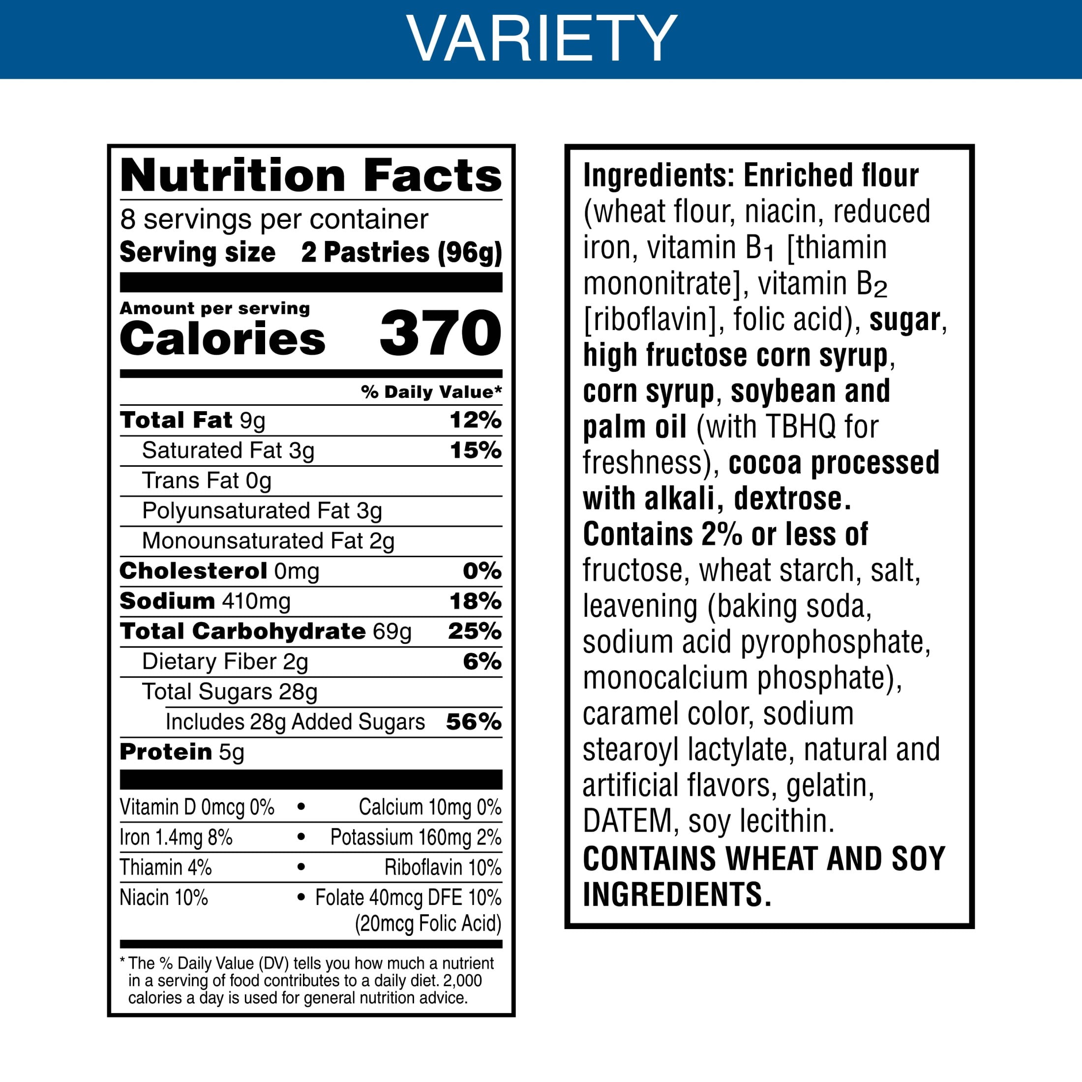 (8 pack) Pop-Tarts Frosted Thin Mints Toaster Pastries, Breakfast Foods, Shelf-Stable, 27 oz (16 Count)