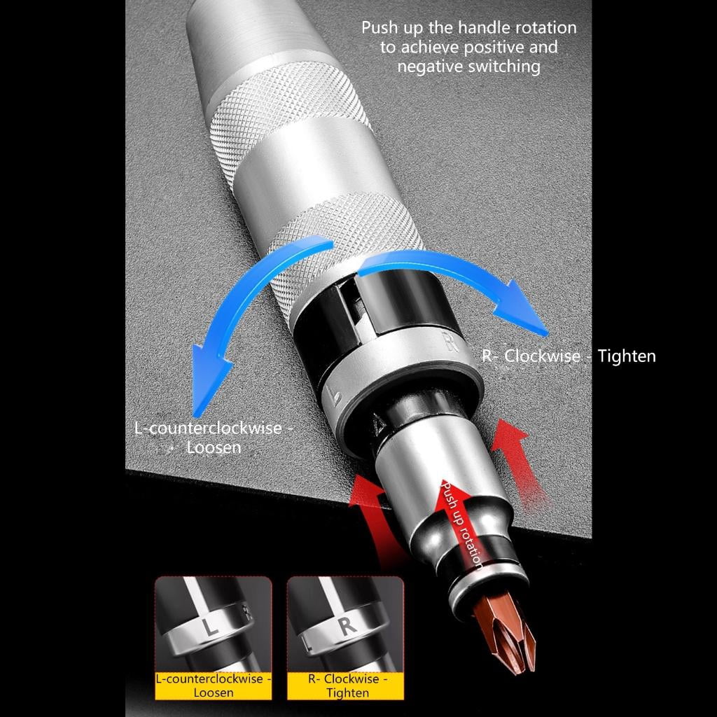 CEORPER Manual Impact Driver Bit Set for Dismantling Rusty Screw Extracting Broken Bolts
