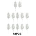 thumbnail image 4 of Monstrate 12 pack/lote decoración navideña de temporada navideña aerosoles ABS artesanía flores artificiales de Navidad 12 piezas ramas de Kits de decoración para fiestas, 4 of 6