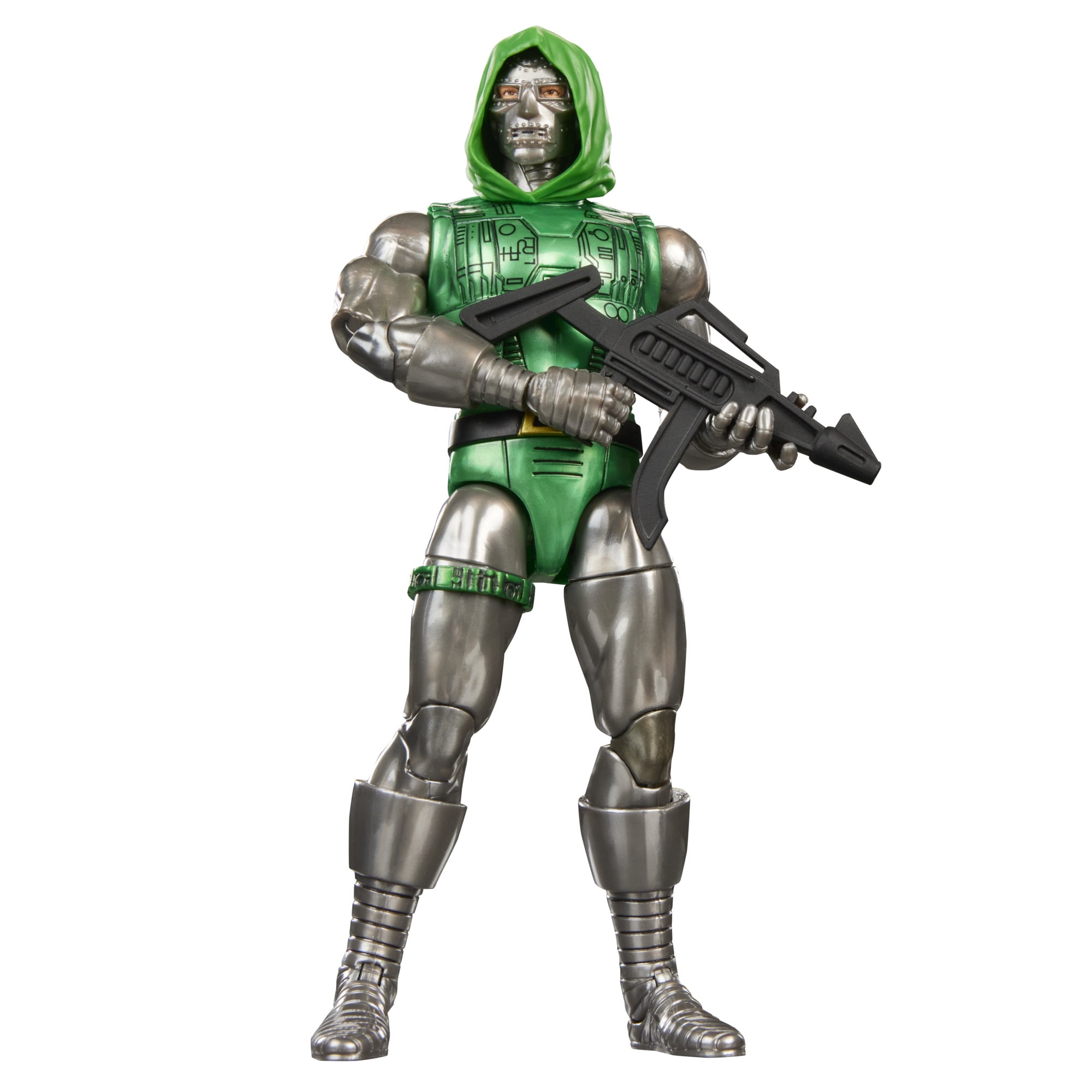 Marvel Legends Series Secret Wars Doctor Doom, Retro Fantastic Four Comics Collectible Action Figure (6”)
