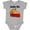 AC-Heather Grey, variant on Inktastic Cutie Pie Boys or Girls Baby Bodysuit