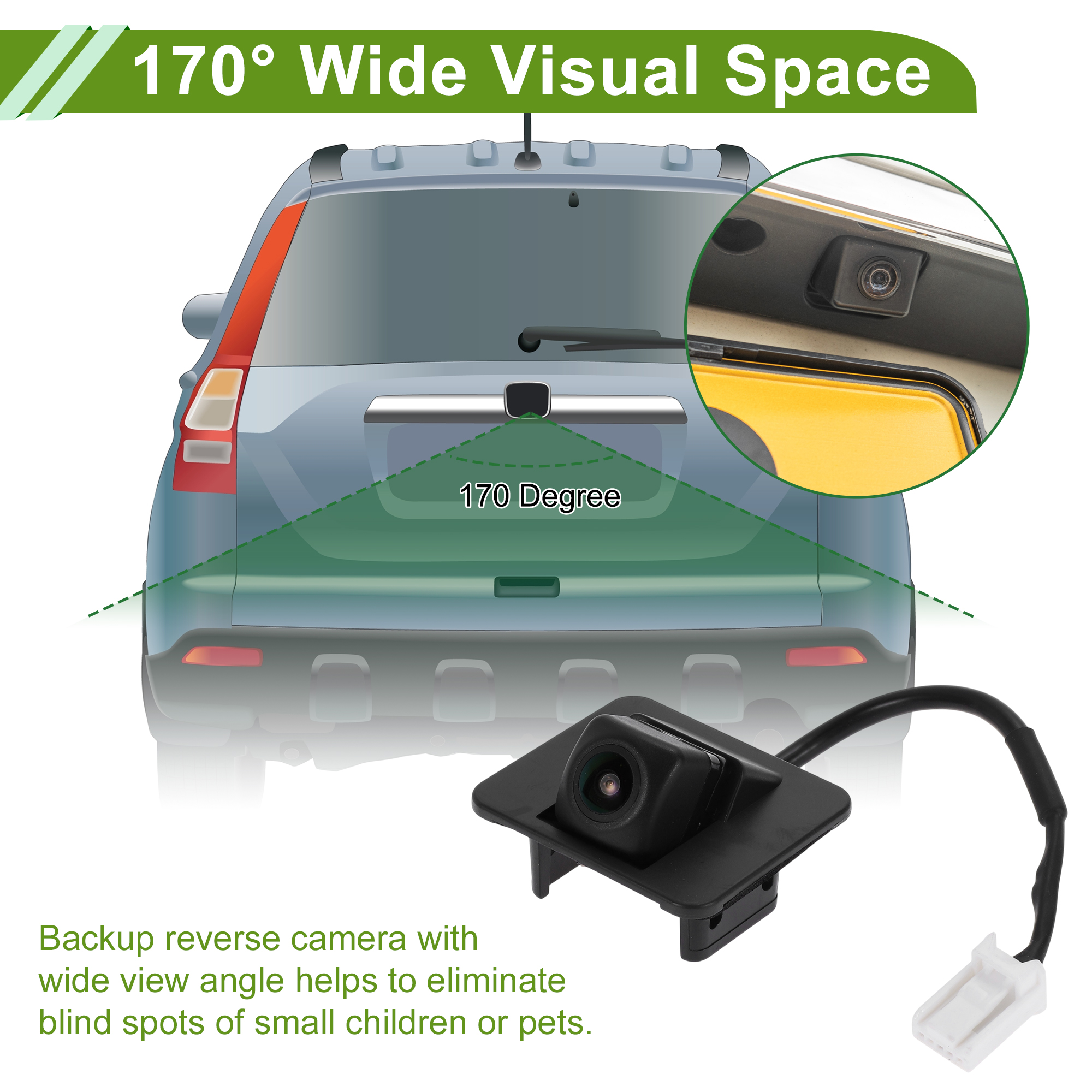 Unique Bargains Car Park Assist Camera for Mazda 3 Sedan 2017 2018 2019 No.B61T-67-RC0