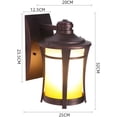 thumbnail image 6 of Outdoor Wall Sconce Waterproof Wall Mount Porch Light Fixture, IP65 Outside Glass Wall Lantern with E27 Socket, Vintage Exterior Wall Lamps for Garage Garden Patio Yard, 6 of 7