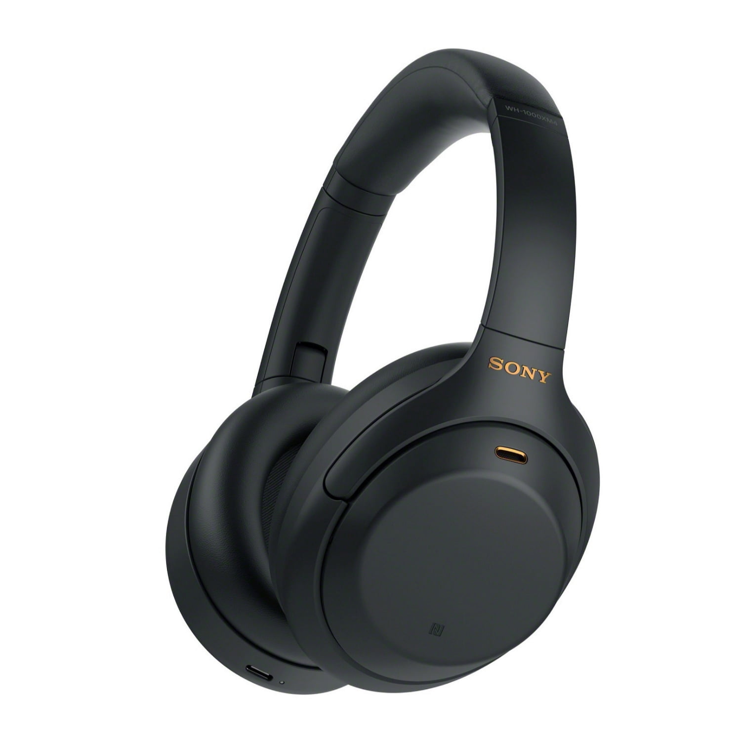 Sony WH-1000XM4 Wireless Noise Canceling Over-Ear Headphones (Black) Bundle