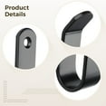 thumbnail image 4 of 4Pcs Snowboard Wall Mount Clips, Horizontal Skateboard Wall Mount，Snowboard Display Stand for Room, Garage, 4 of 5